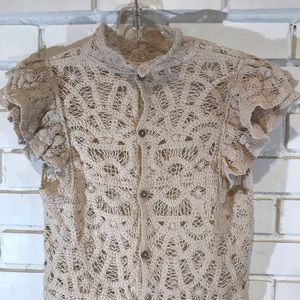 ❌❌❌❌SOLD❌❌❌❌❌❌ Chrysanthemum brand Button down knit top